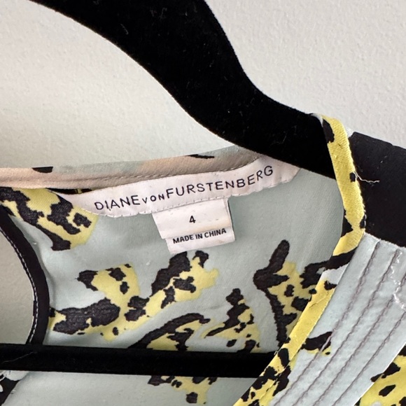 Diane Von Furstenberg Multicolor Abstract Mini Dress - Picture 3 of 5